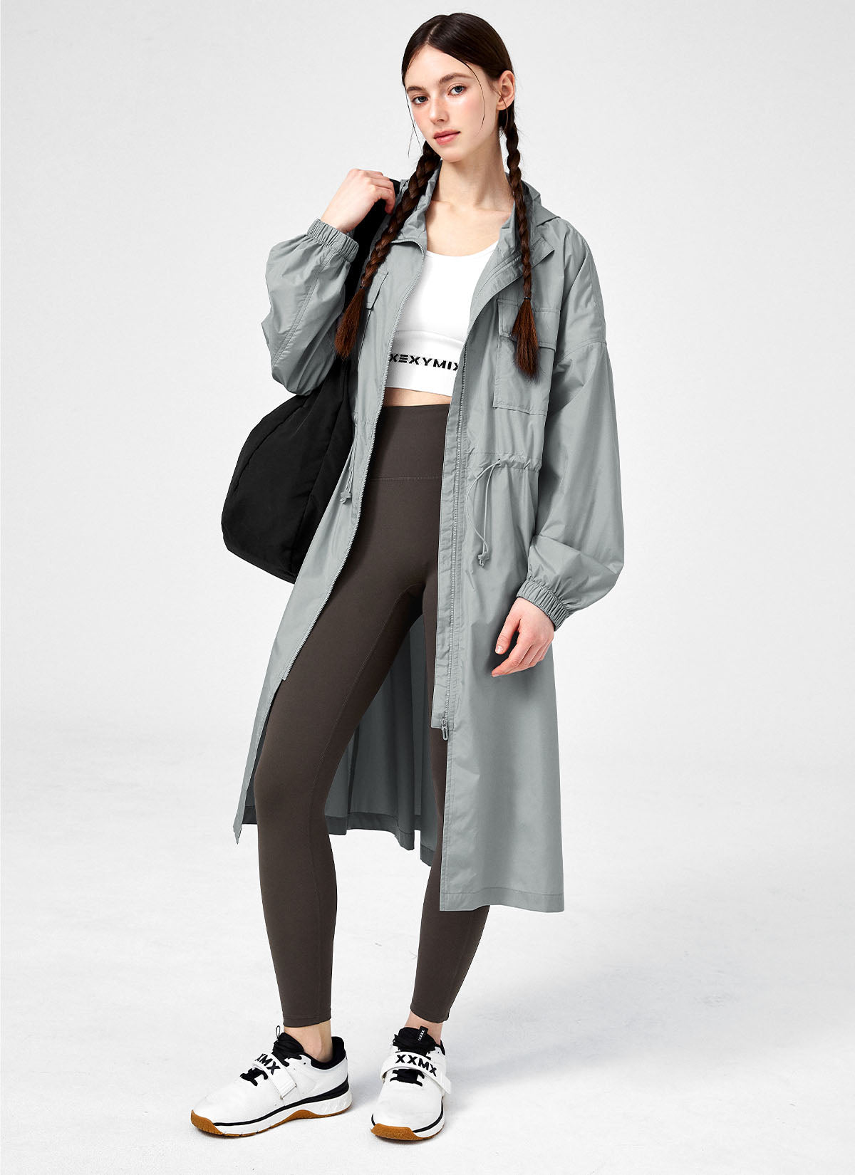 Airy Essential Maxi Hood Long Jacket