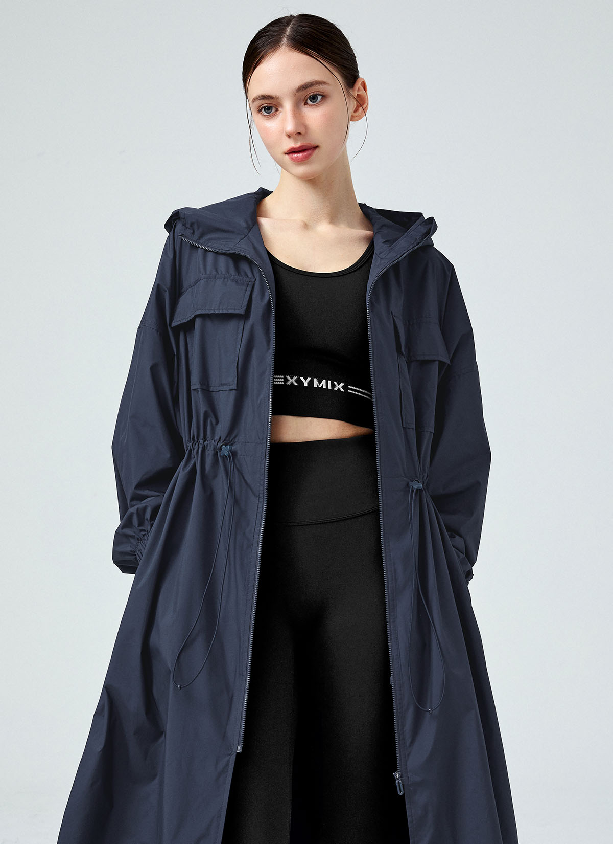 Airy Essential Maxi Hood Long Jacket
