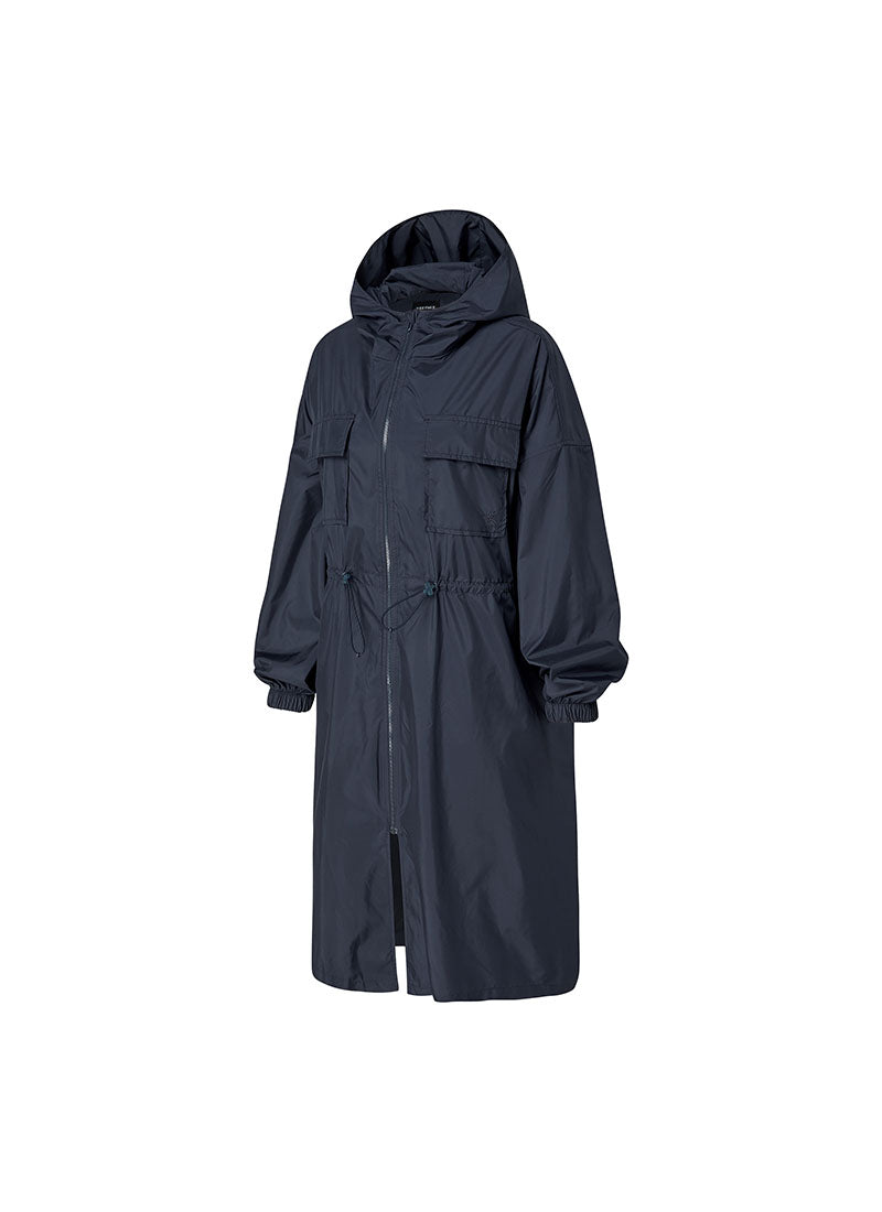 Airy Essential Maxi Hood Long Jacket
