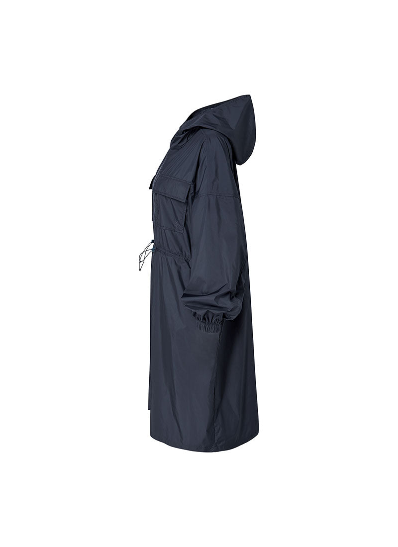 Airy Essential Maxi Hood Long Jacket