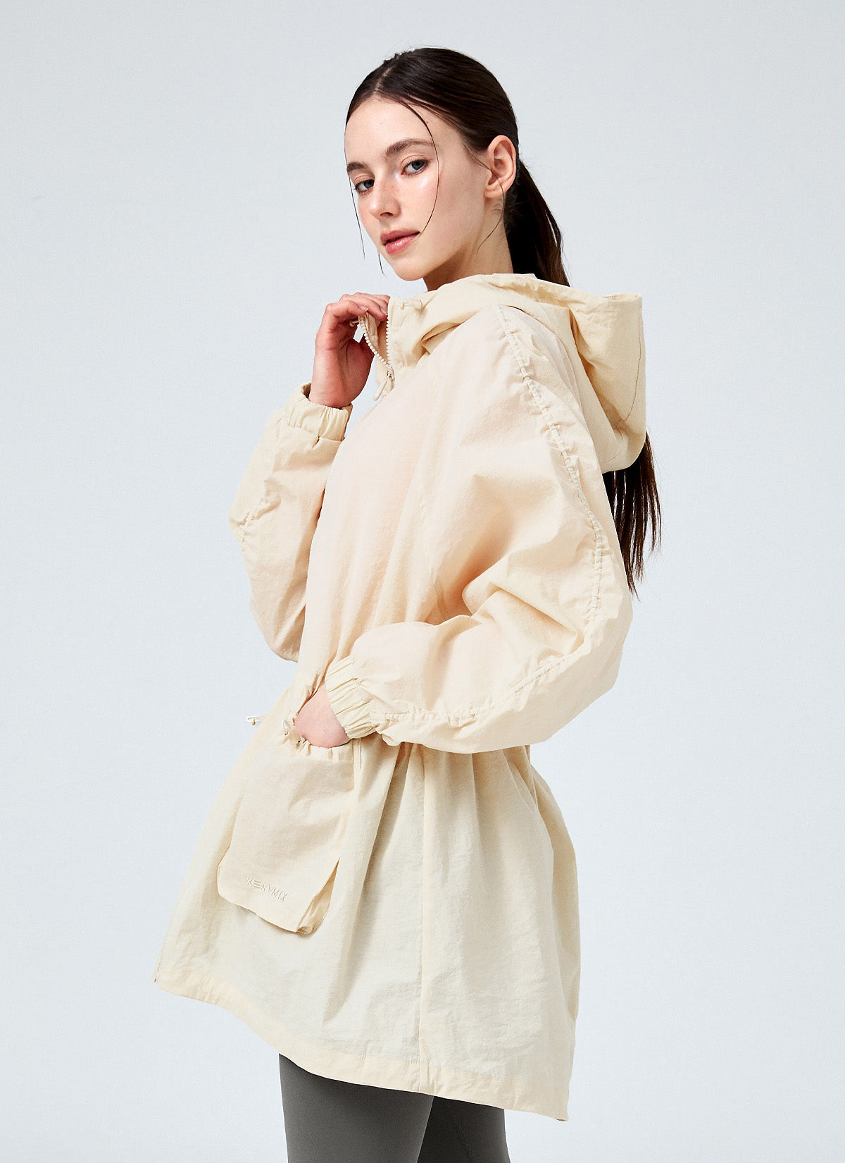 Light Out Pocket Hood Long Jacket