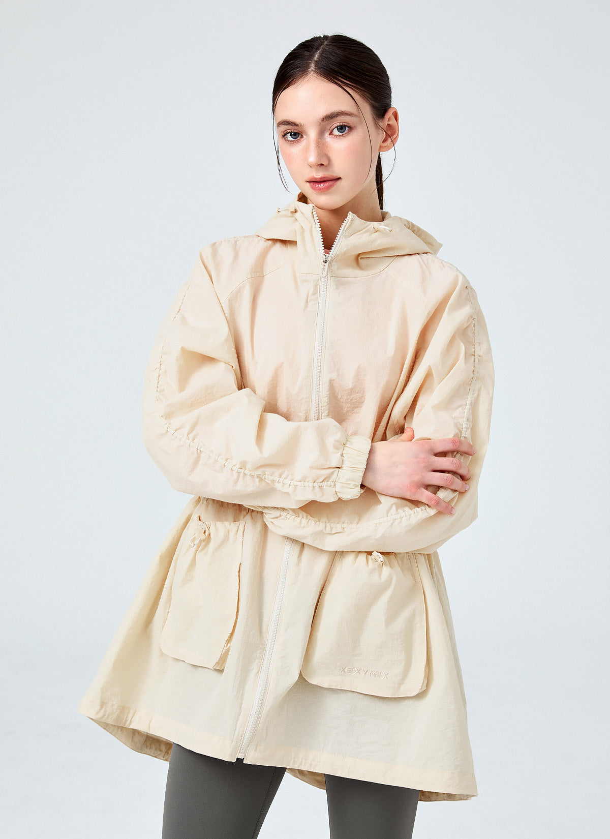 Light Out Pocket Hood Long Jacket