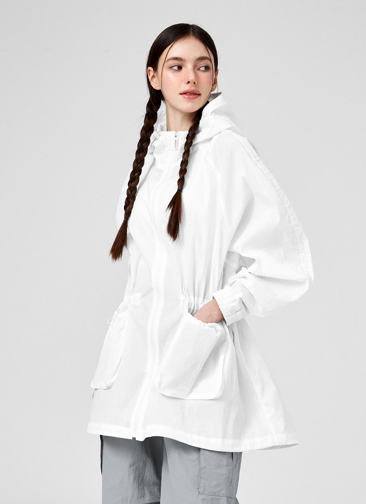 Light Out Pocket Hood Long Jacket