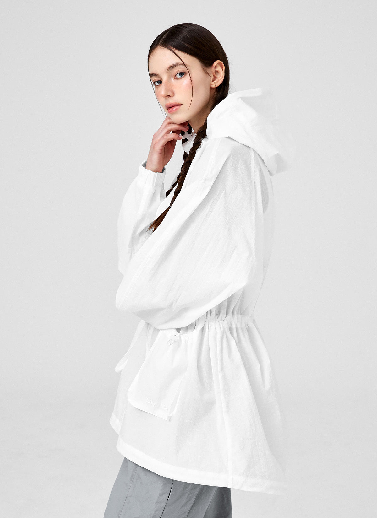 Light Out Pocket Hood Long Jacket