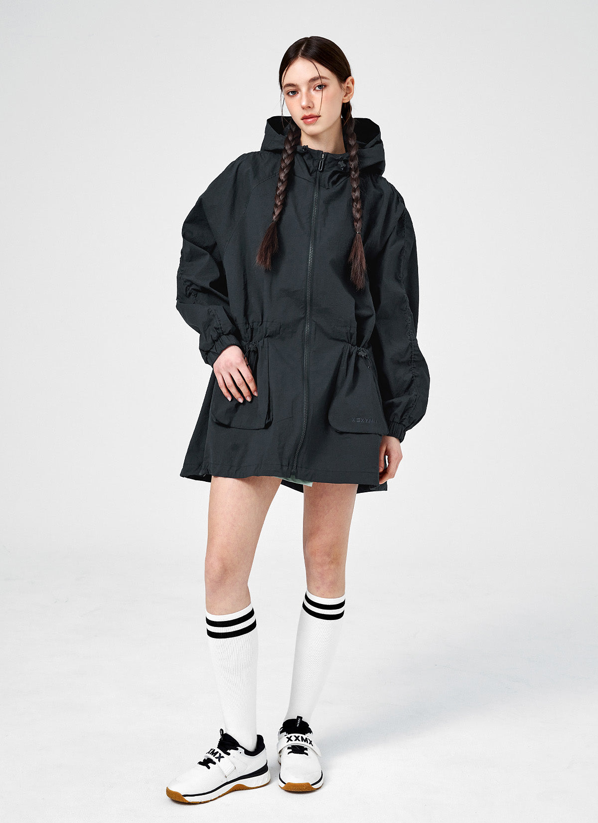 Light Out Pocket Hood Long Jacket