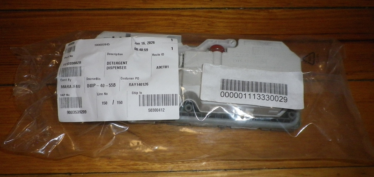 Dishlex DX203WK Dual Detergent Dispenser - Part # 1113330029