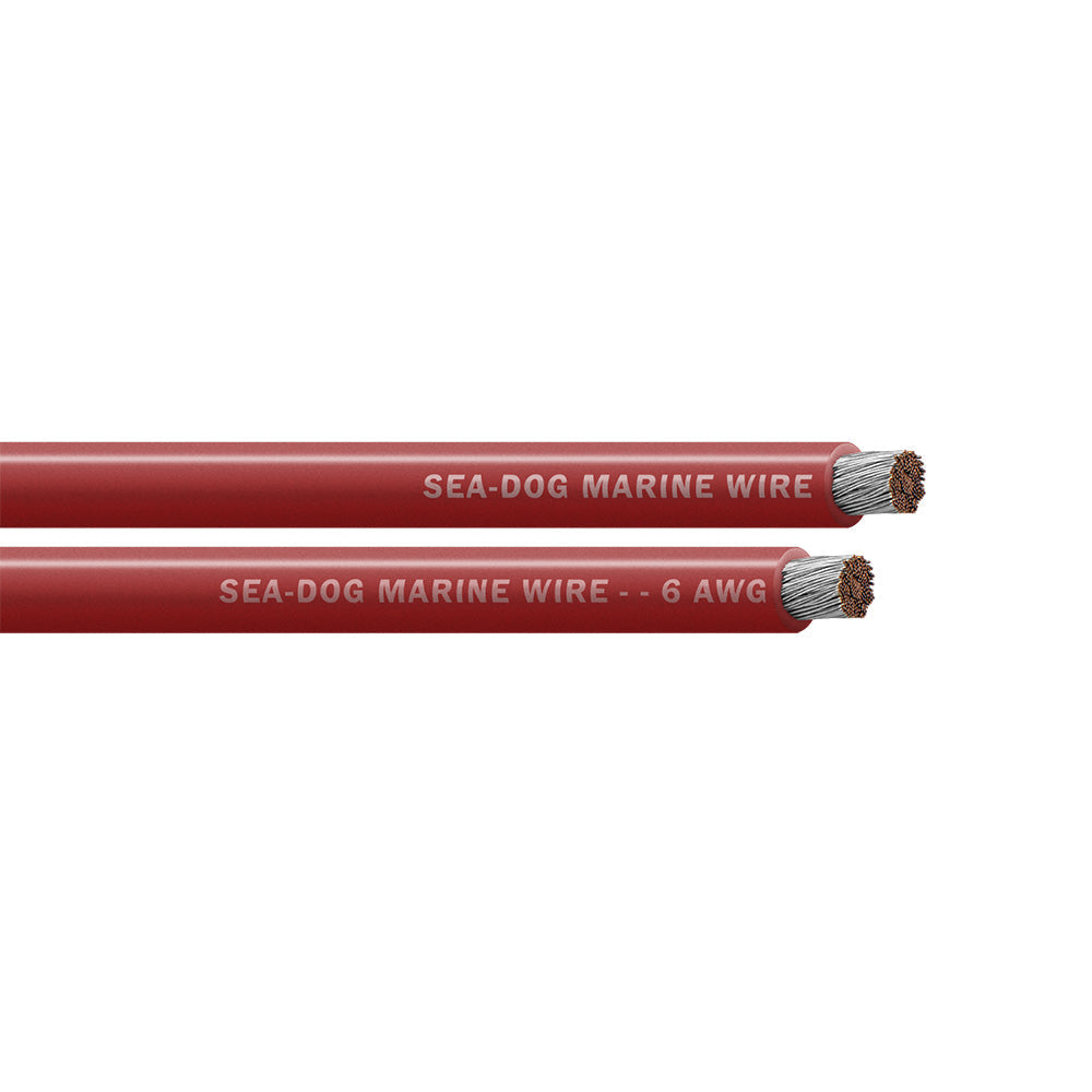 Sea-Dog 6 AWG Red Battery Cable - 500' [8006027]