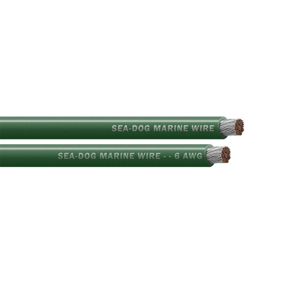 Sea-Dog 6 AWG Green Battery Cable - 100' [8006042]