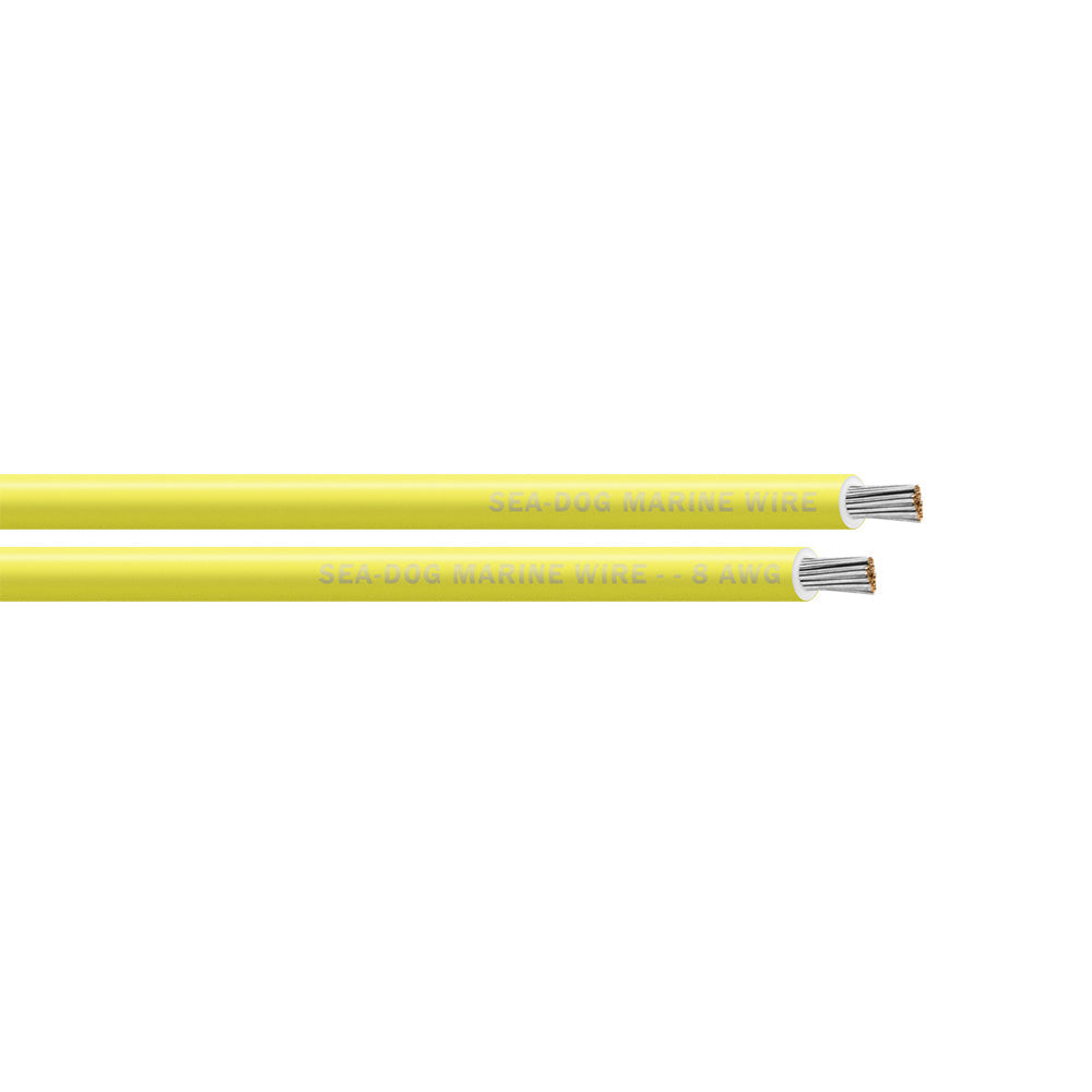 Sea-Dog 8 AWG Yellow Primary Wire - 1000' [8008039]