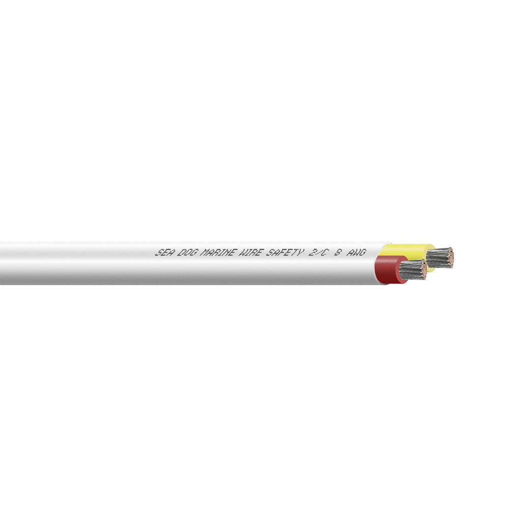 Sea-Dog 8/2 AWG Flat Duplex Safety Wire Red/Yellow - 100' [8008222]