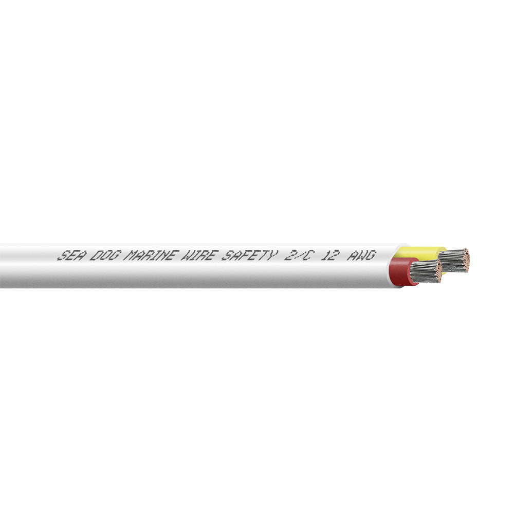 Sea-Dog 12/2 AWG Flat Duplex Safety Wire - Red/Yellow - 100' [8012222]