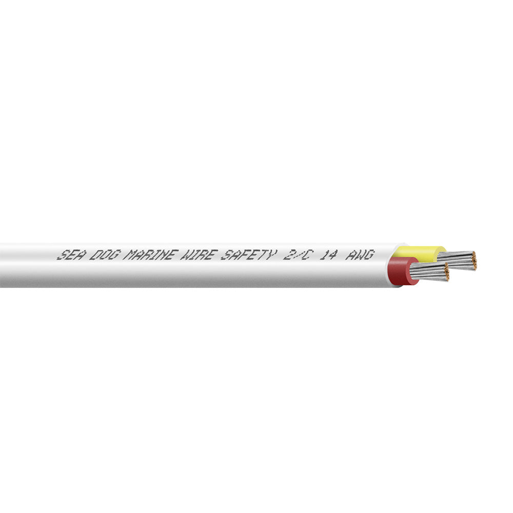 Sea-Dog 14/2 AWG Flat Duplex Safety Wire - Red/Yellow - 1000' [8014229]