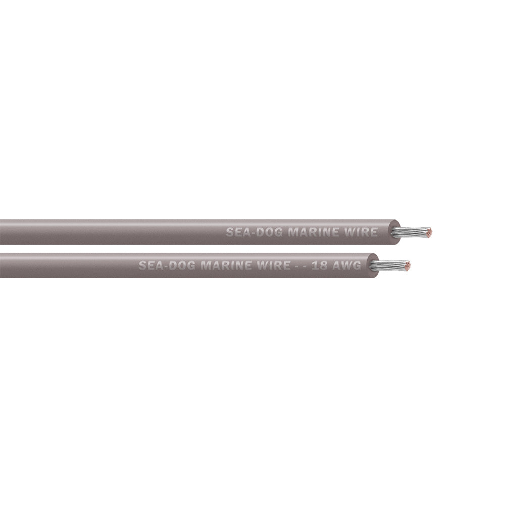 Sea-Dog 18 AWG Grey Primary Wire - 1000' [8018119]