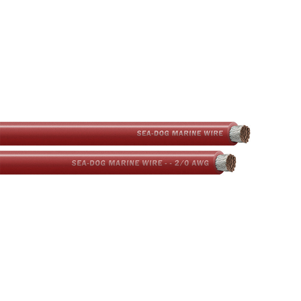 Sea-Dog 2/0 AWG Red Battery Cable - 200' [8021023]