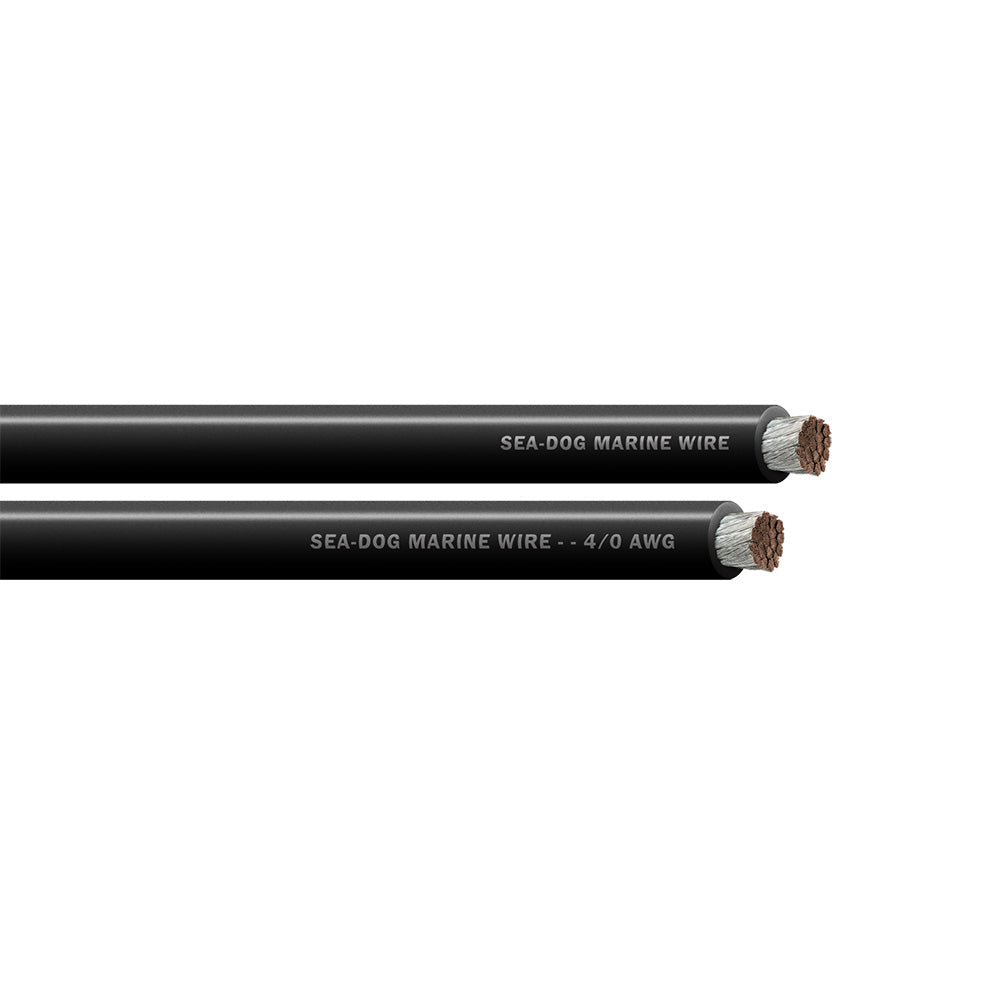 Sea-Dog 4/0 AWG Black Battery Cable - 25' [8041010]