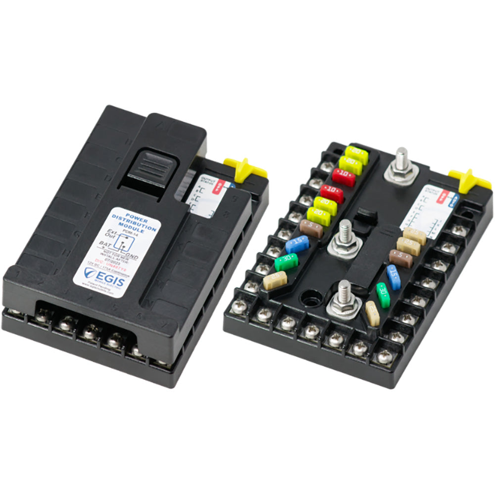Egis PDM 14 Circuit + Ground 175A 12V w/Kill Switch [2601]