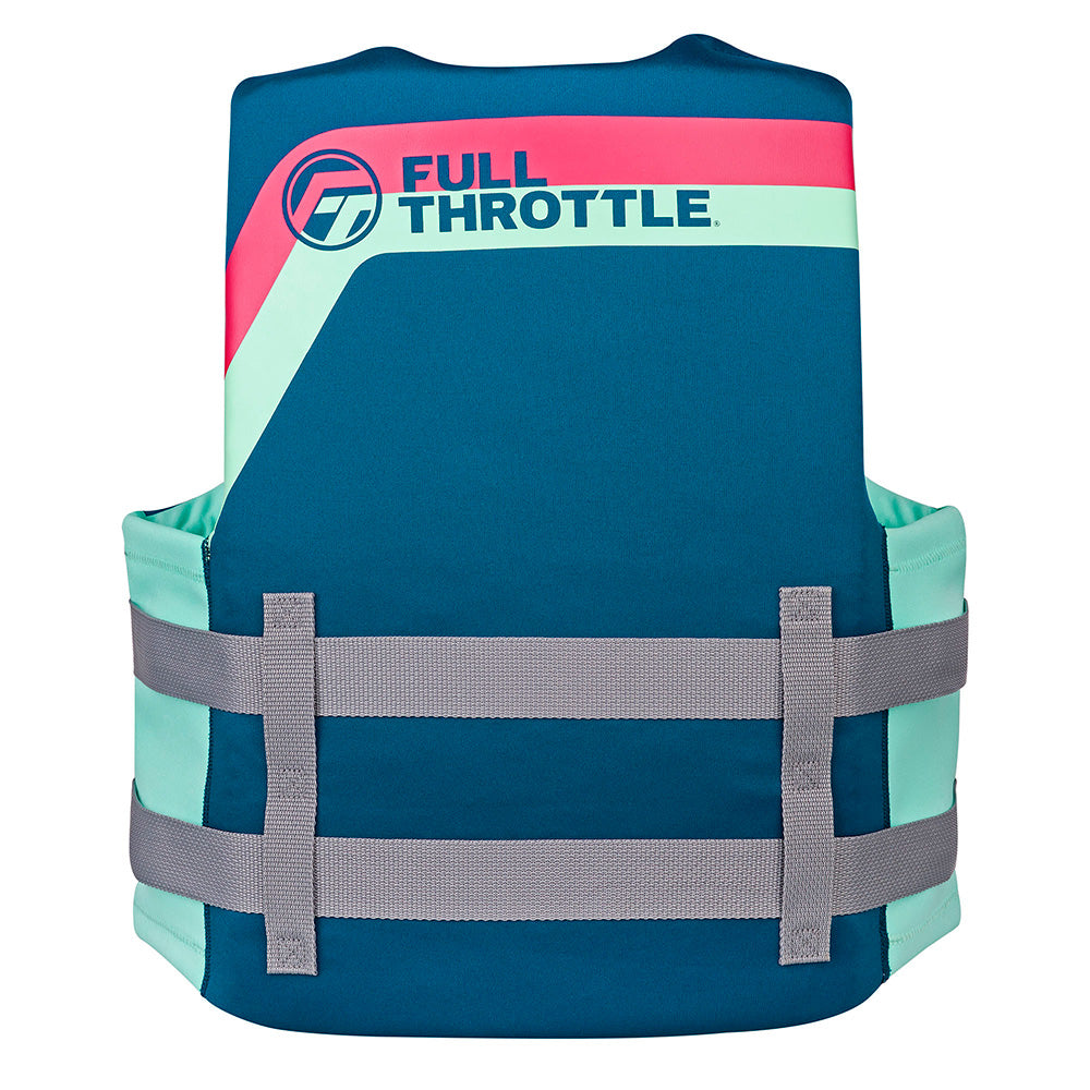 Full Throttle Adult Rapid-Dry Life Jacket - L/XL - Aqua [142100-505-050-27]