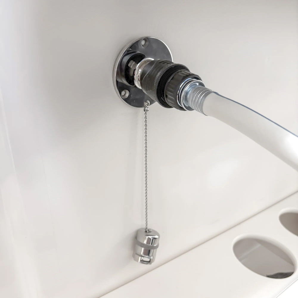 Flushmaster Quick Connect Water Fitting 1/2" Barb [SM-QCWFSS12]