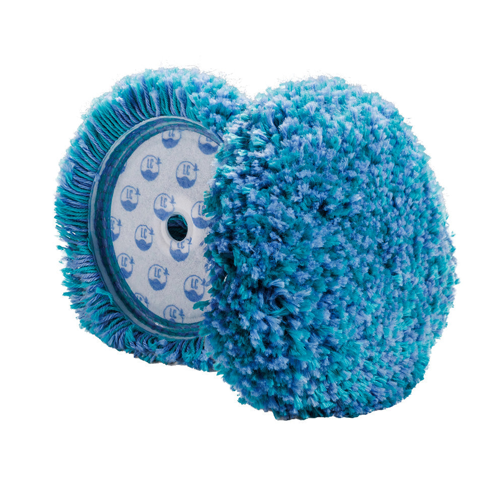 Lake Country Marine Blue/Teal Medium Cut Wool Pad - 6.5" x 1.5" [ML-925A-LC]