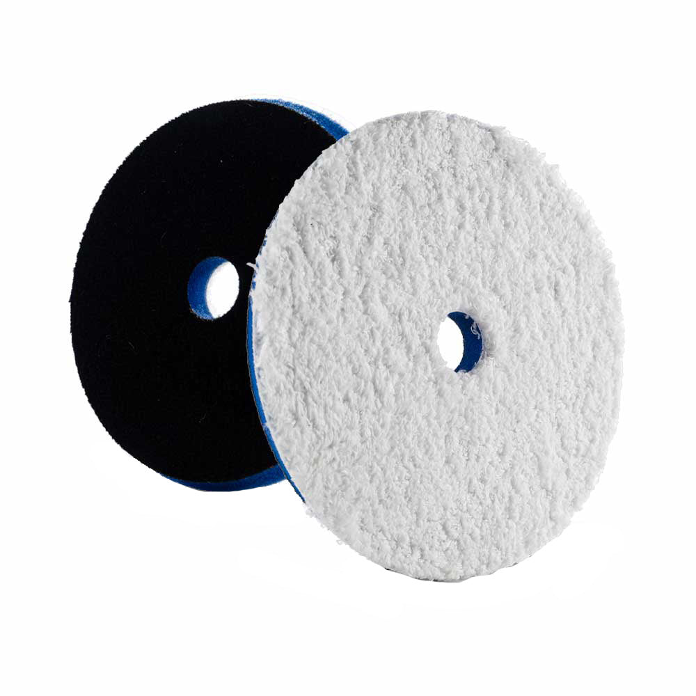 Lake Country HDO Heavy Cutting Microfiber Pad 6.5" - Blue Foam w/White Microfiber [HDO-650F-LC]