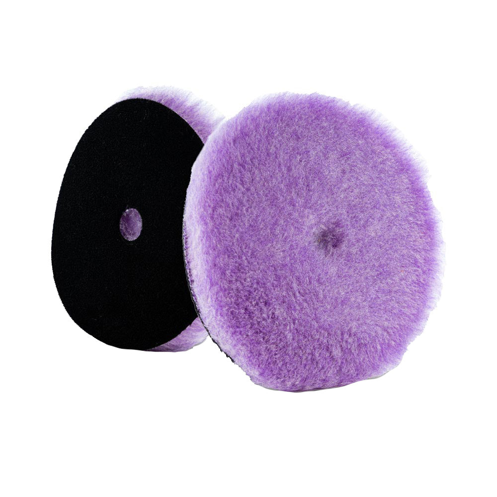 Lake Country Purple Foamed Wool Buffing/Polishing Pad 6.5" x .75" [58-3265-LC]