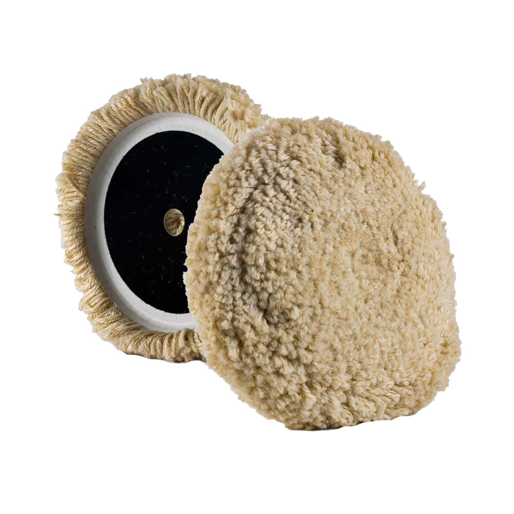 Lake Country 50/50 Steamed Twisted Wool/Polyester Pad 8" x 1.5" [19-040-LC]