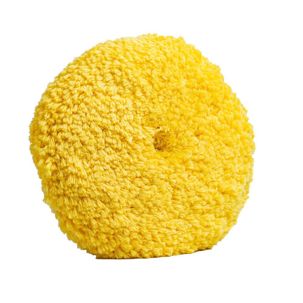Lake Country Yellow Twisted Acrylic  Wool Pad 8" x 1.5" Quick Disconnect [35-555-QD-LC]