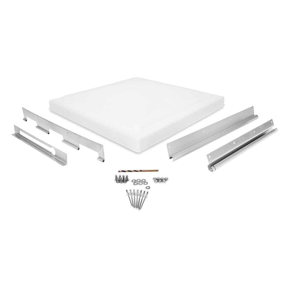 Camco Universal RV Roof Vent Replacement Kit - Fits Standard 14" x 14" Vent Openings [40195]