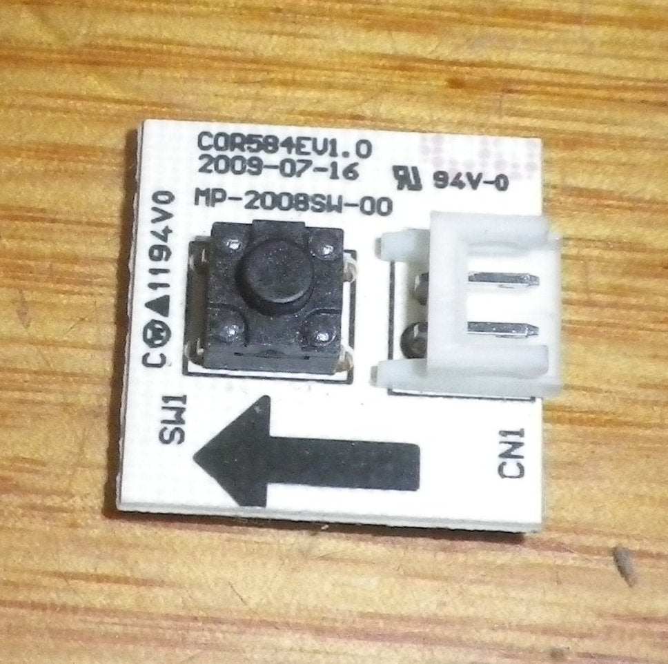 Used Electrolux UltraActive, UltraFlex, UltimateHome On/Off Switch PCB - Part # 1181968031
