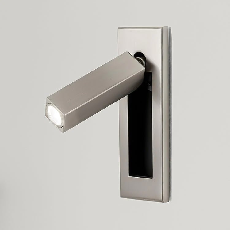 Embedded Bedside Reading Spotlight Wall Light With Adjustable Head