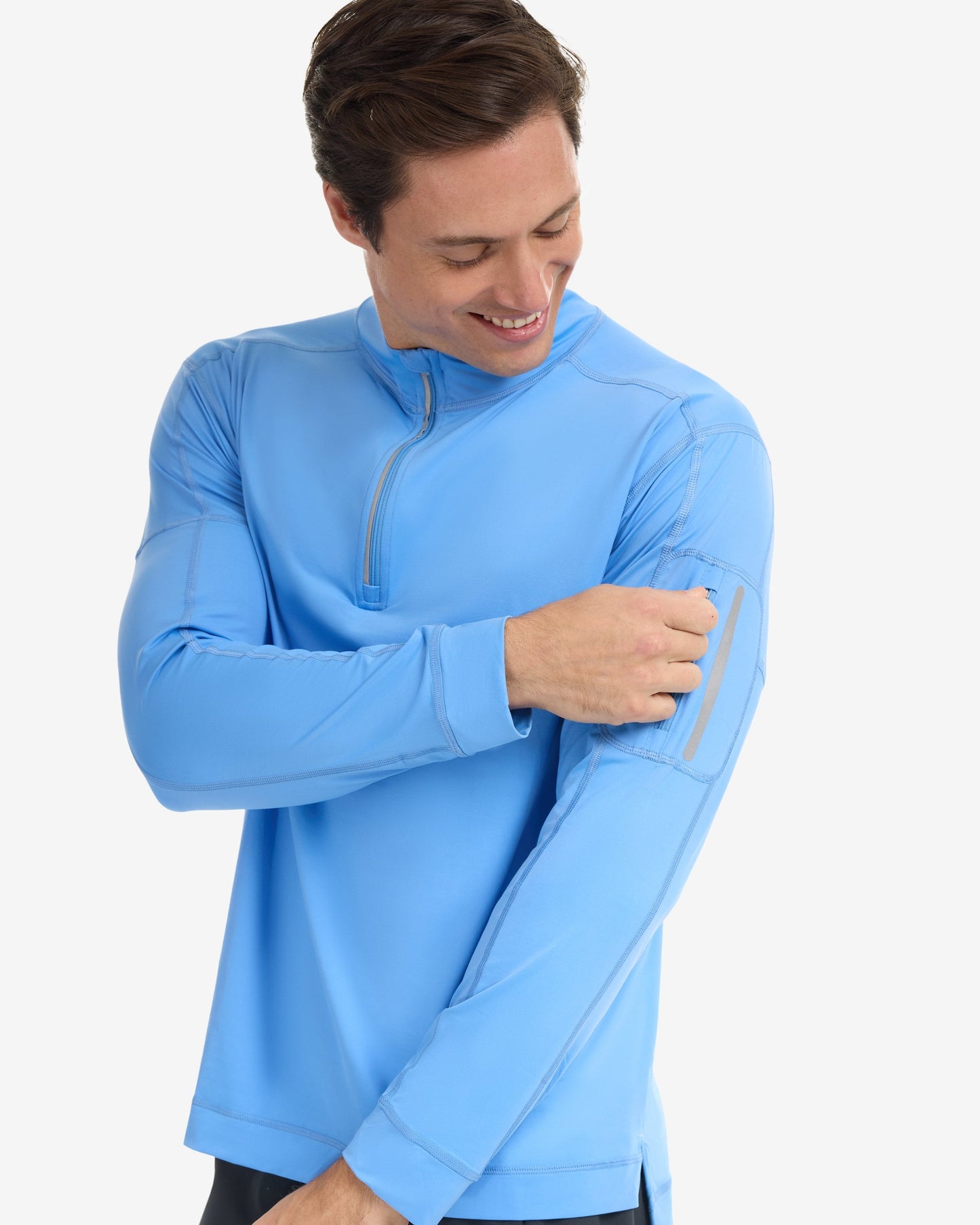 MEN'S MOCK ZIP TOP (12001)