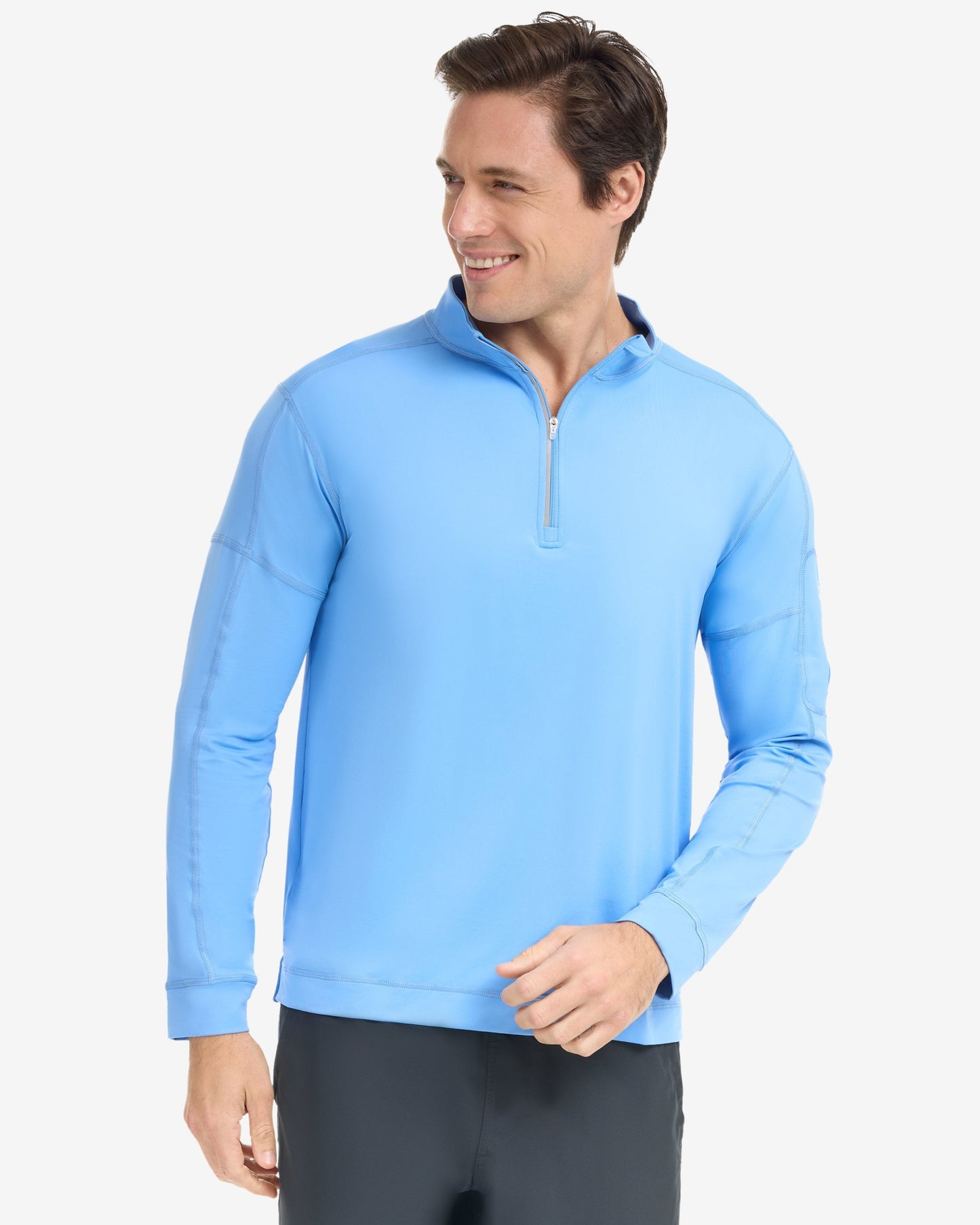 MEN'S MOCK ZIP TOP (12001)