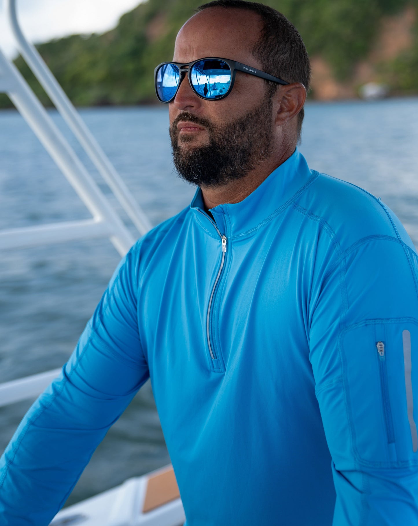 MEN'S MOCK ZIP TOP (12001)