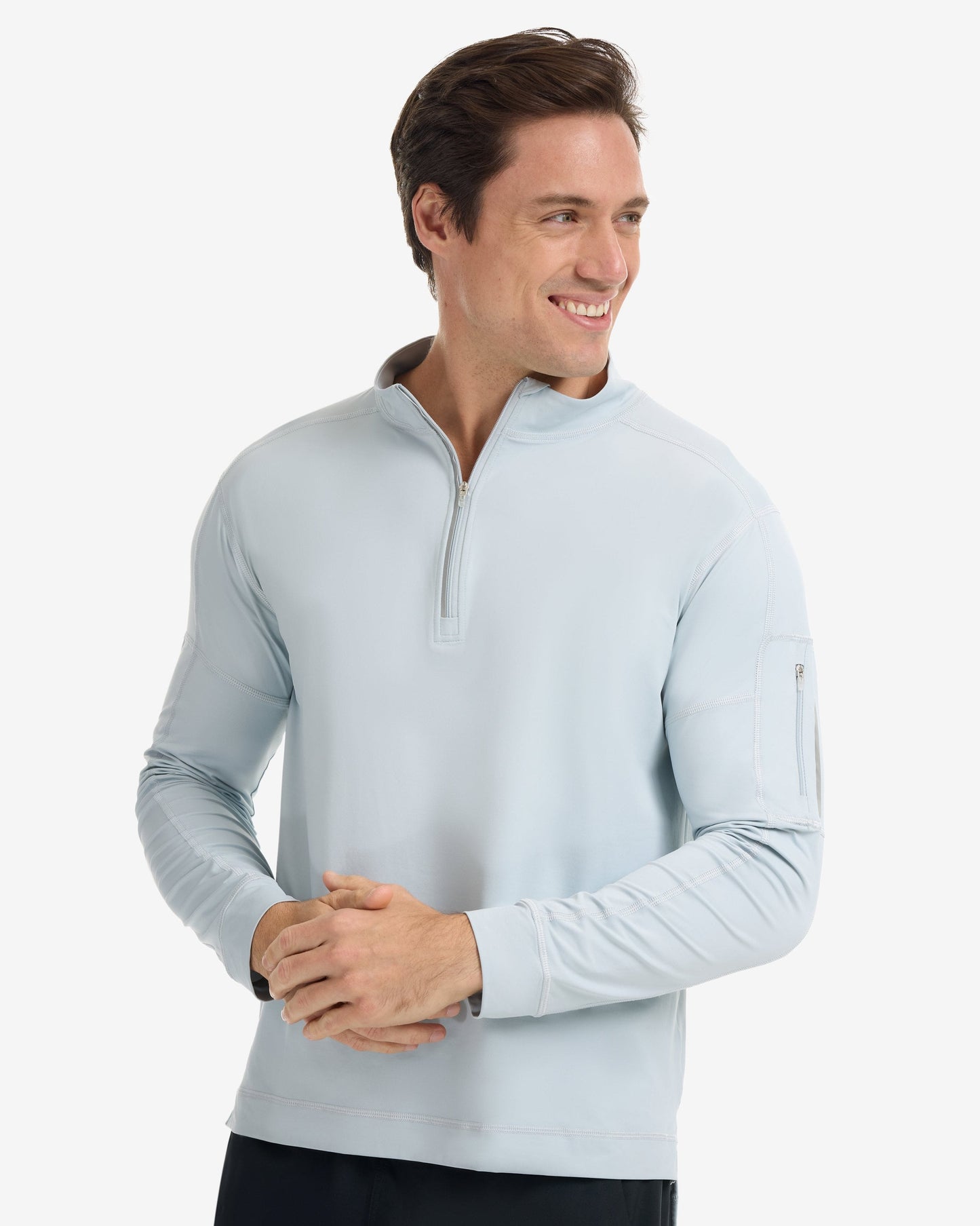 MEN'S MOCK ZIP TOP (12001)