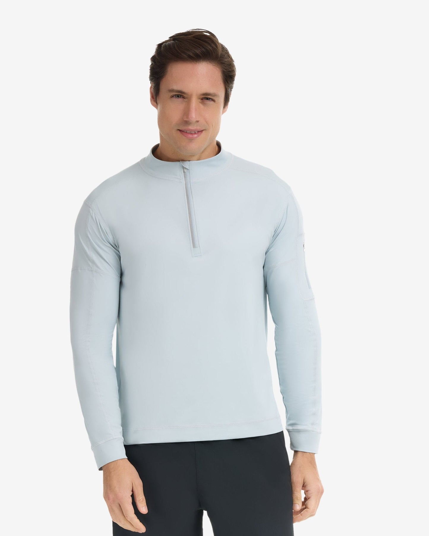 MEN'S MOCK ZIP TOP (12001)