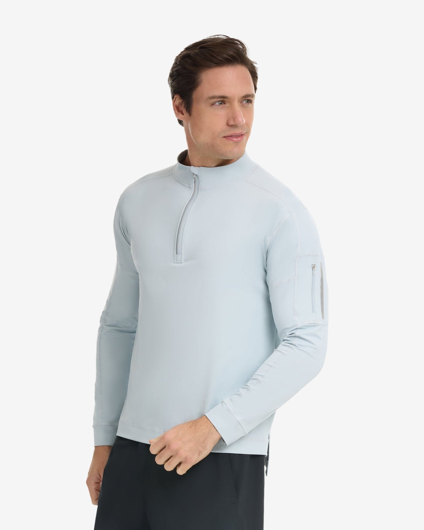 MEN'S MOCK ZIP TOP (12001)