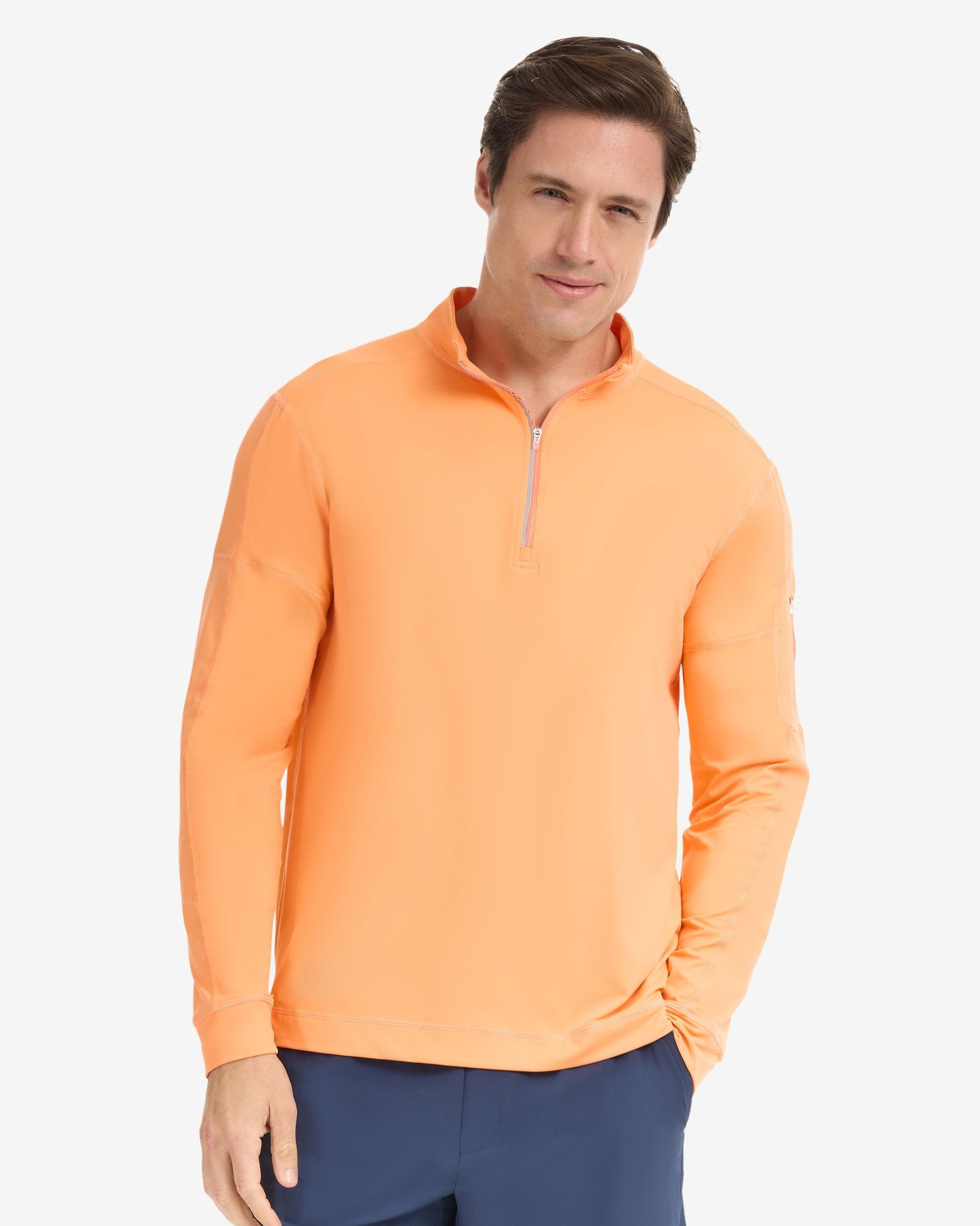 MEN'S MOCK ZIP TOP (12001)