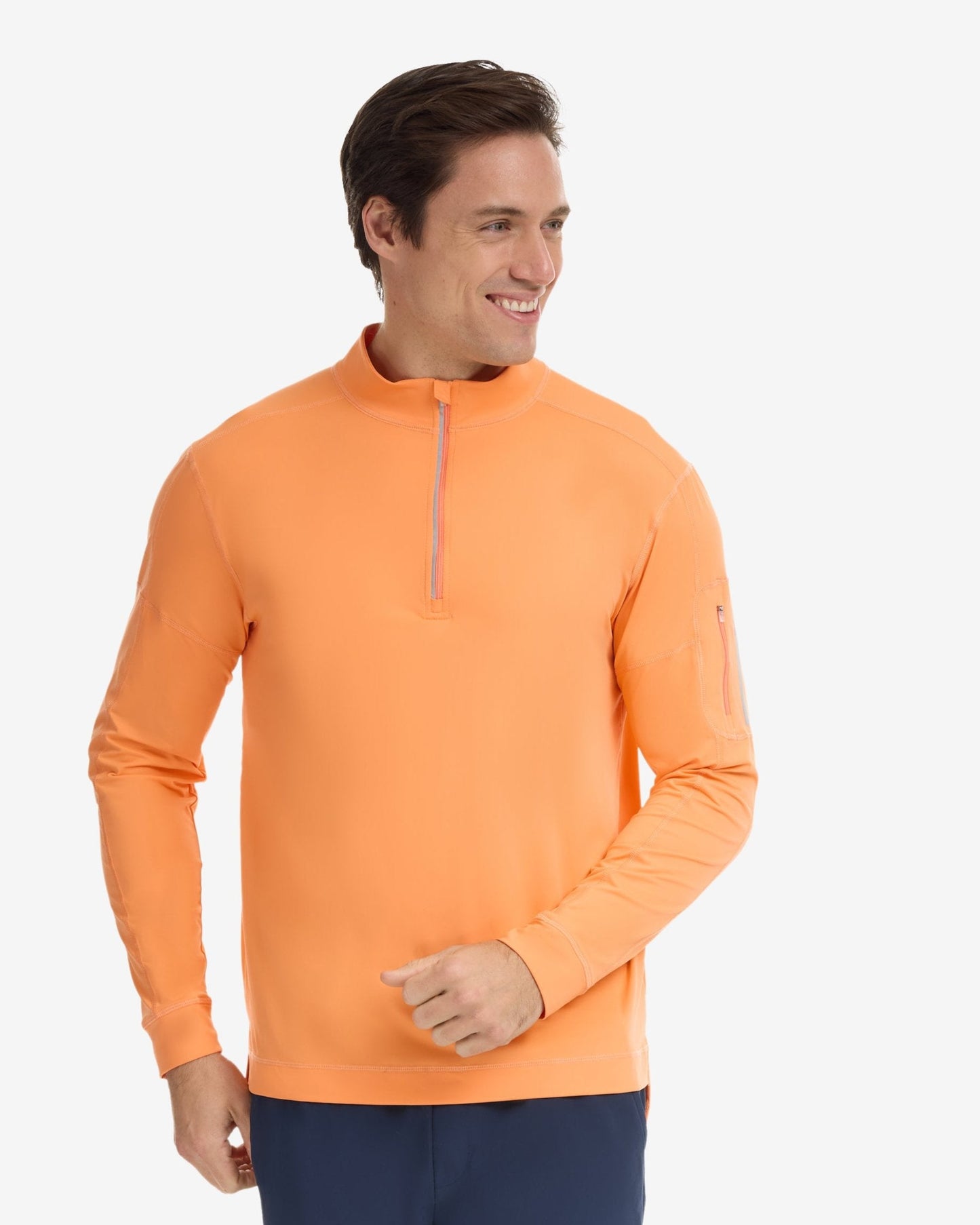 MEN'S MOCK ZIP TOP (12001)