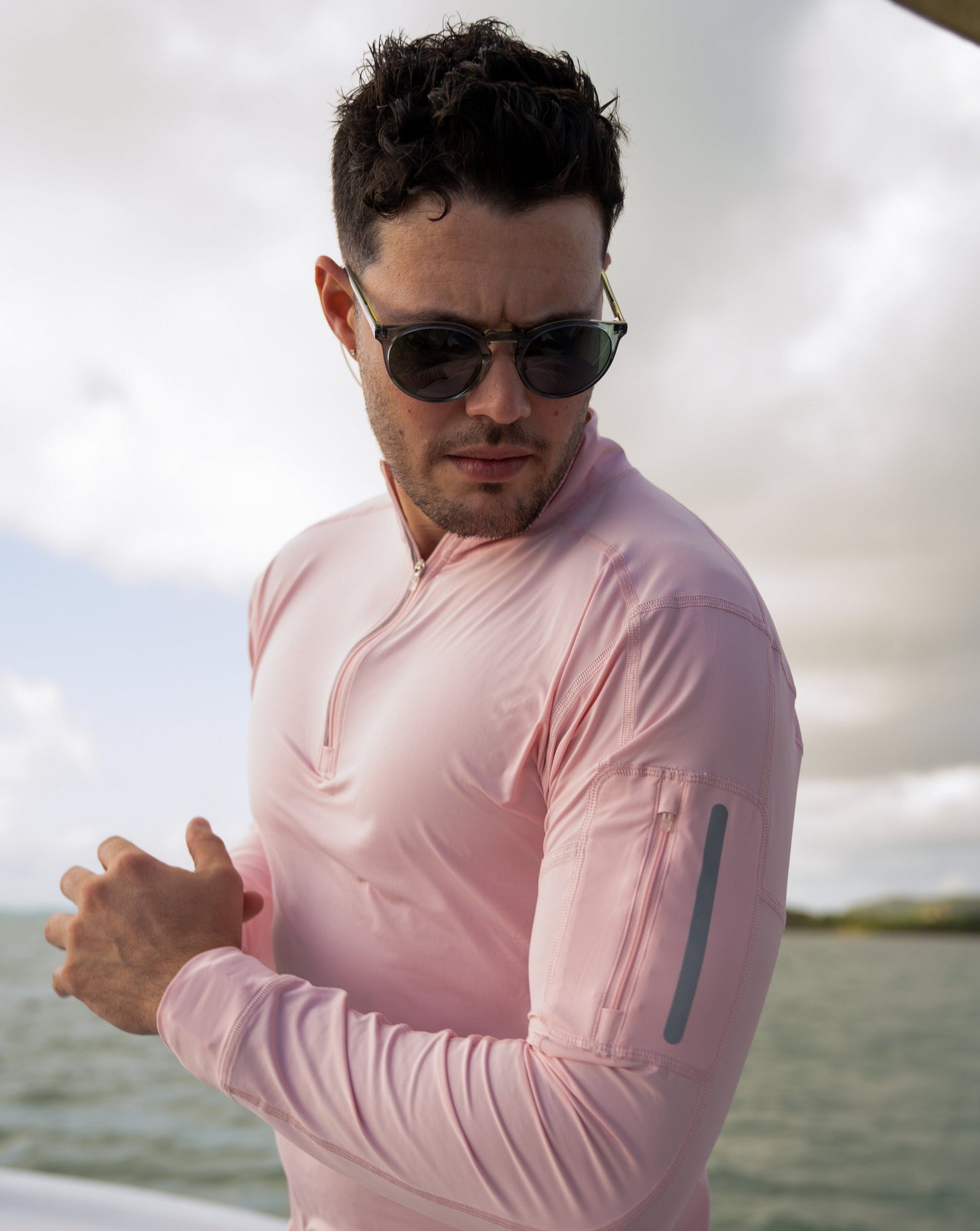 MEN'S MOCK ZIP TOP (12001)