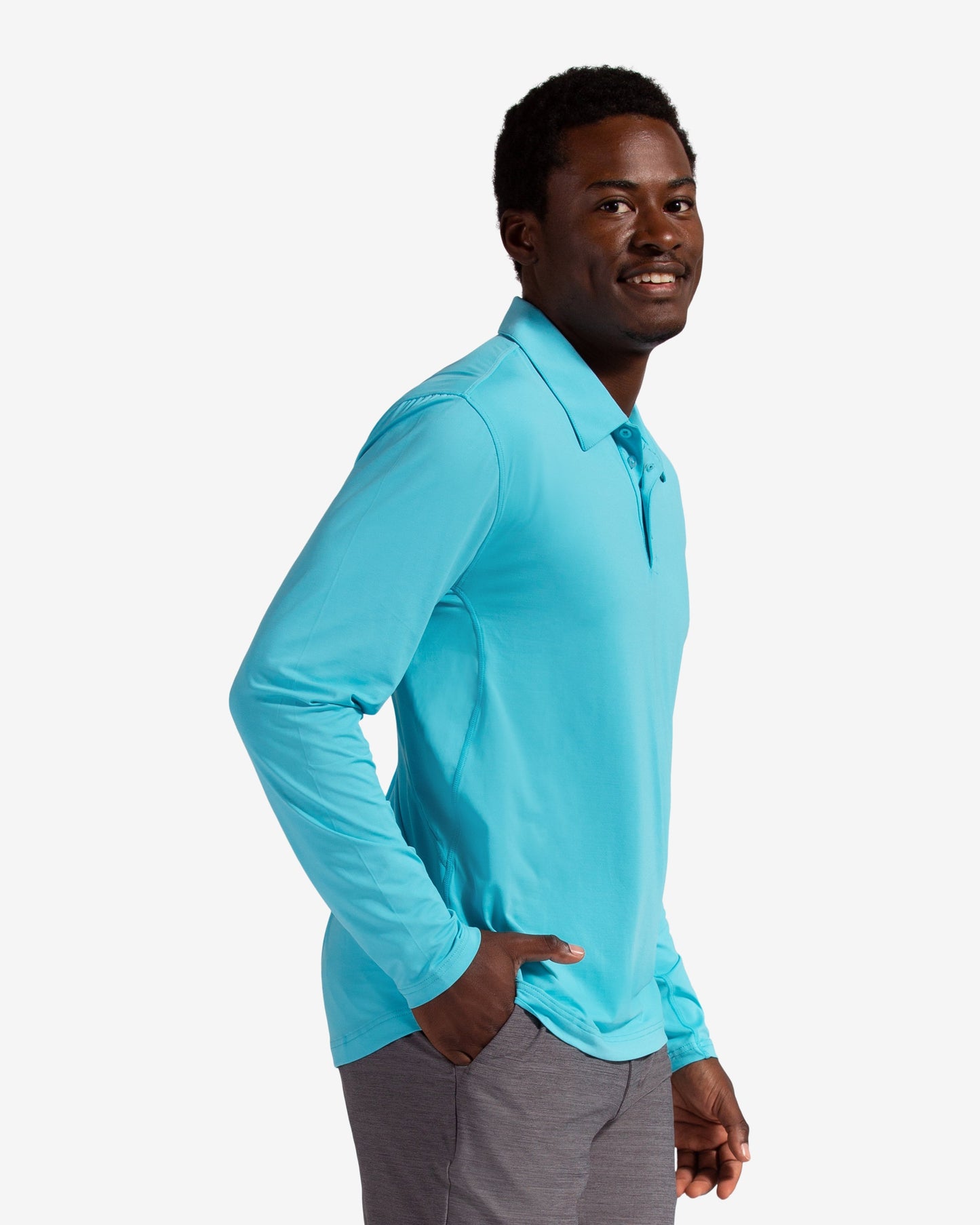 CLEARANCE - MEN'S LONG SLEEVE COLLARED SHIRT (12004C)