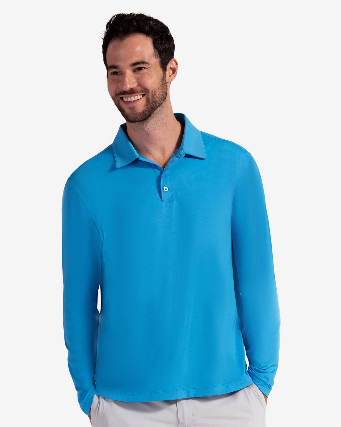 CLEARANCE - MEN'S LONG SLEEVE COLLARED SHIRT (12004C)