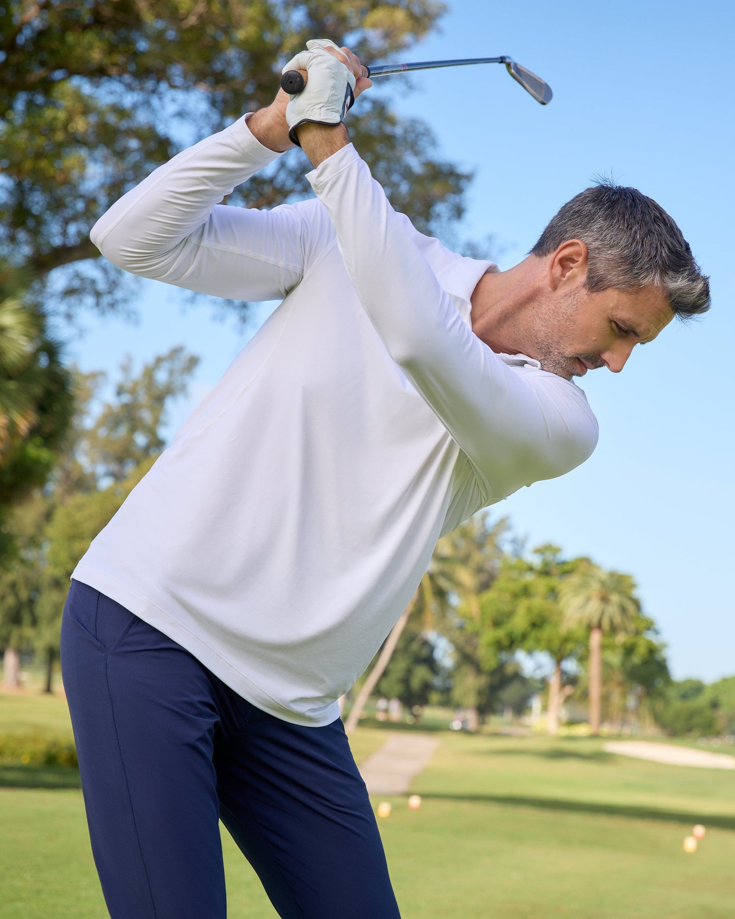 MEN'S LONG SLEEVE COLLARED SHIRT (12004)