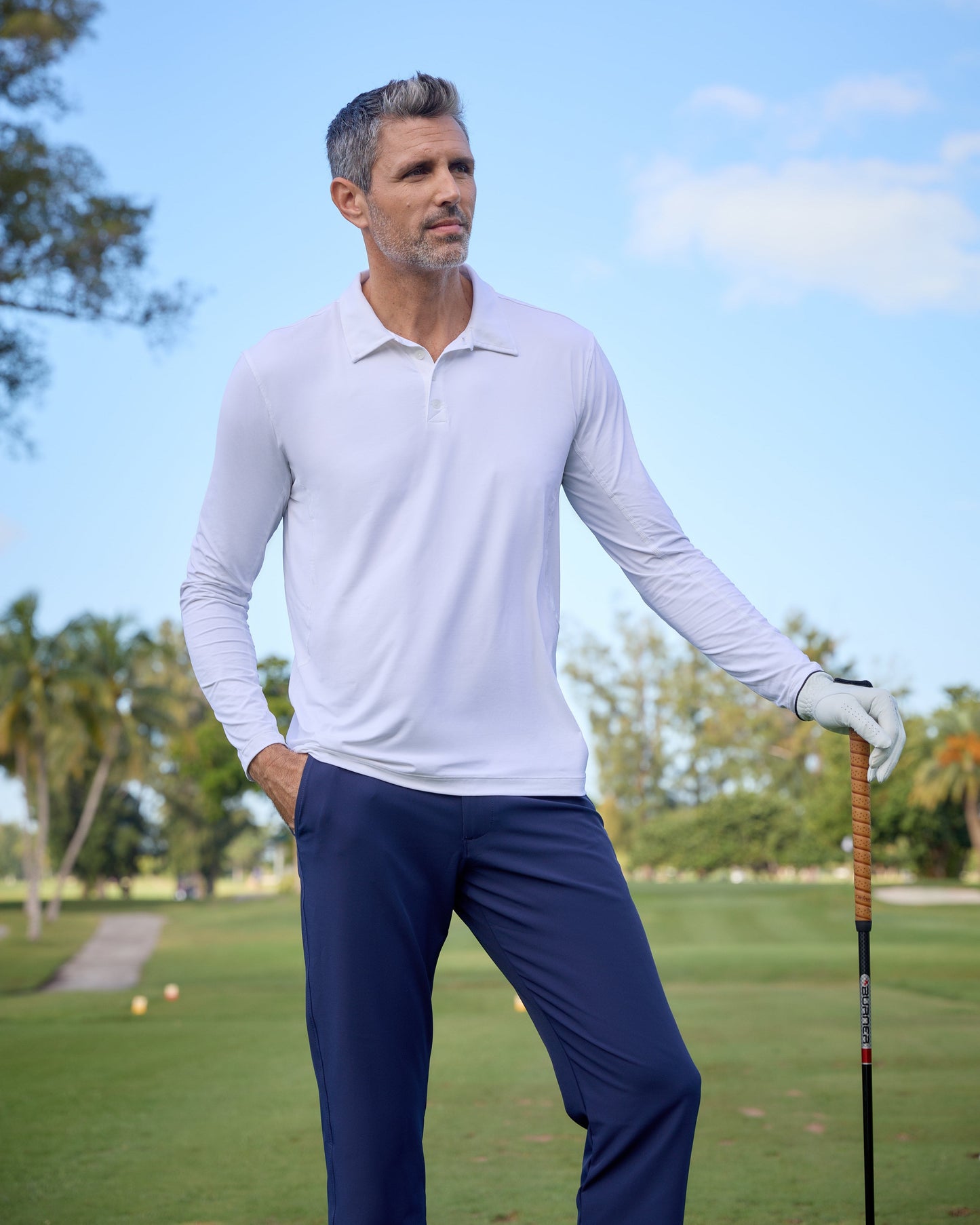 MEN'S LONG SLEEVE COLLARED SHIRT (12004)