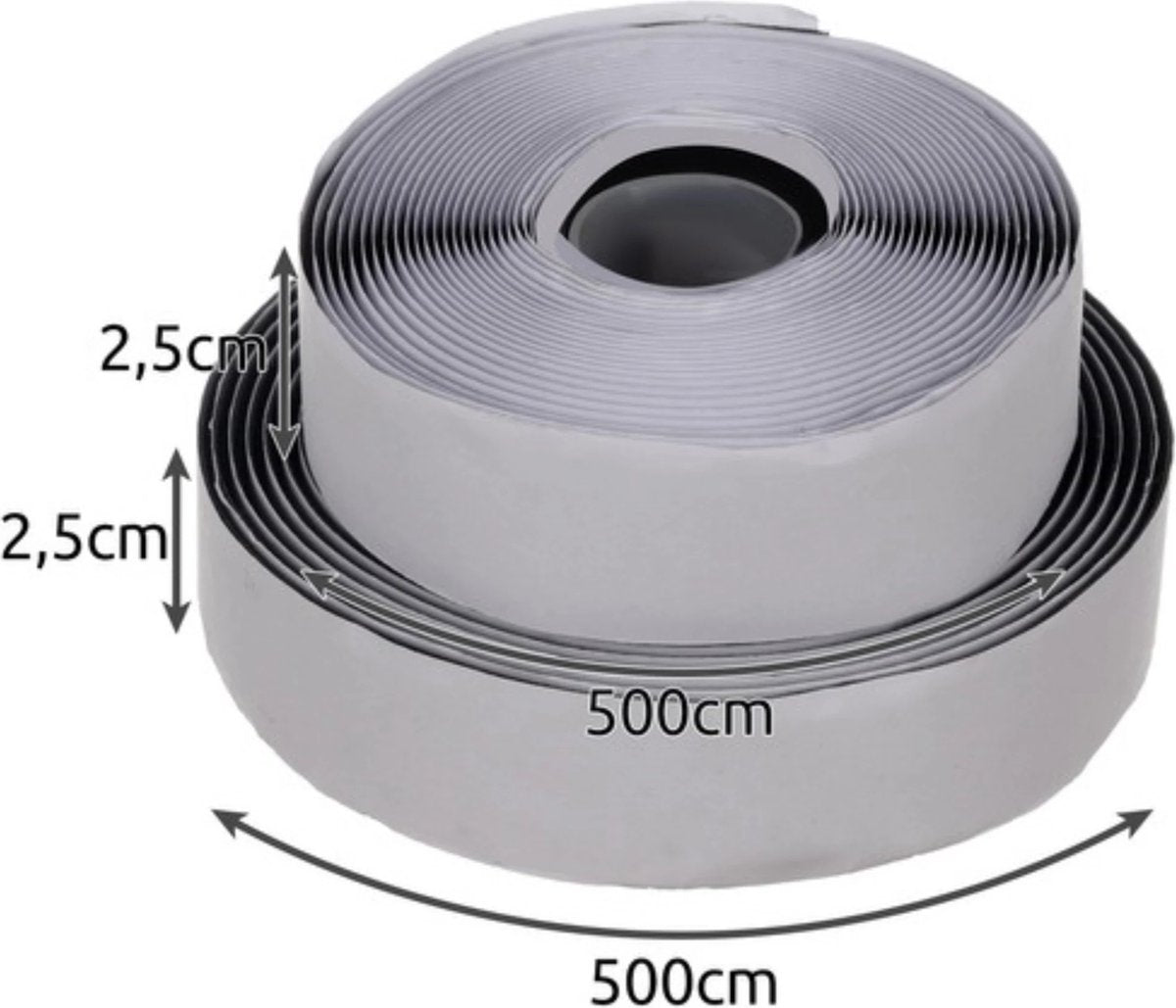Ruhhy Zelfklevende Klittenband 5m x 2,5cm - Sterk en Veelzijdig voor Elke Toepassing