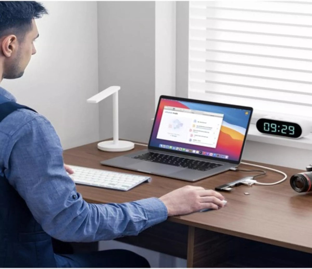 USB Hub - 4 poorten - 1 x 3.0 + 3 x 2.0 - USB Splitter