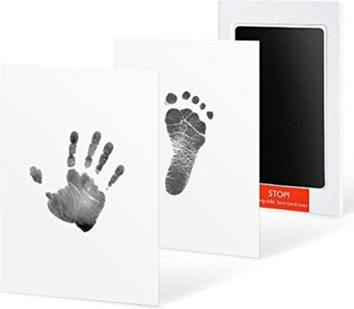 Leuke Baby Voet En Handafdruk - Inkt - Zwart