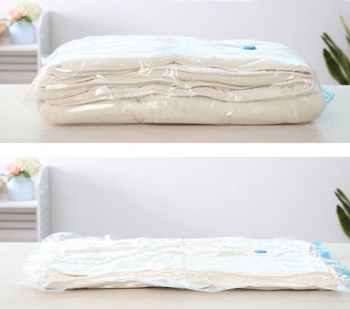 Vacuümzakken - Vacuümzakken kleding - Vacuümzakkenset 15 stuks - Vacuümzakken kleding herbruikbaar - Vacuümzakken kleding zonder pomp