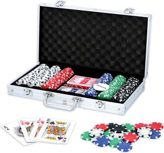 Ruhhy Poker Set - 300 Chips in Aluminium Koffer