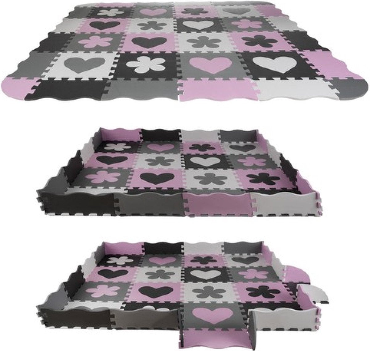 Kruzzel Educatieve Puzzelmat voor Creatief Speelplezier - Veilig & Kleurrijk