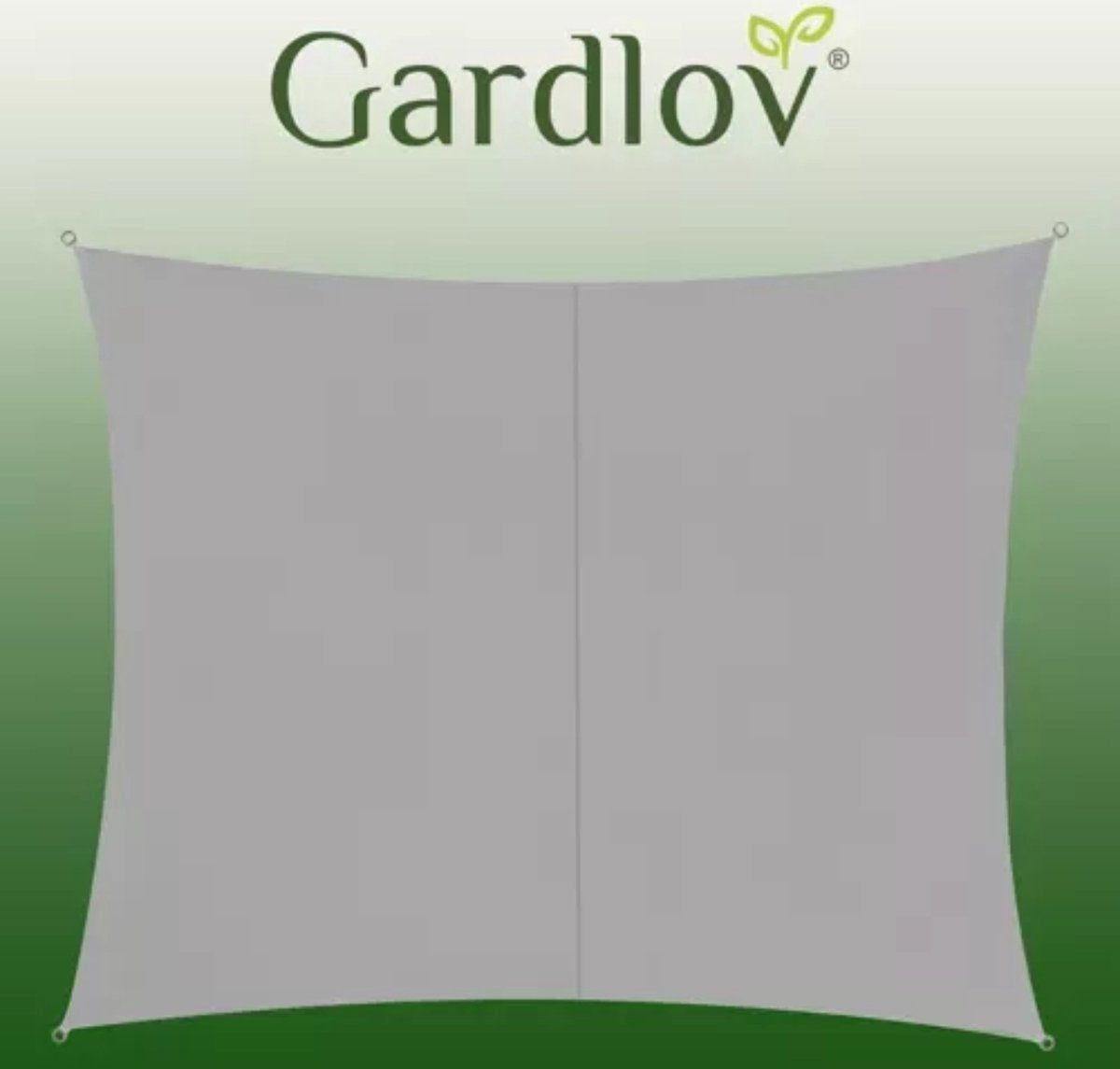 Gardlov Grijs Zonneschermzeil 3x2m - Compact en Effectief tegen UV-stralen